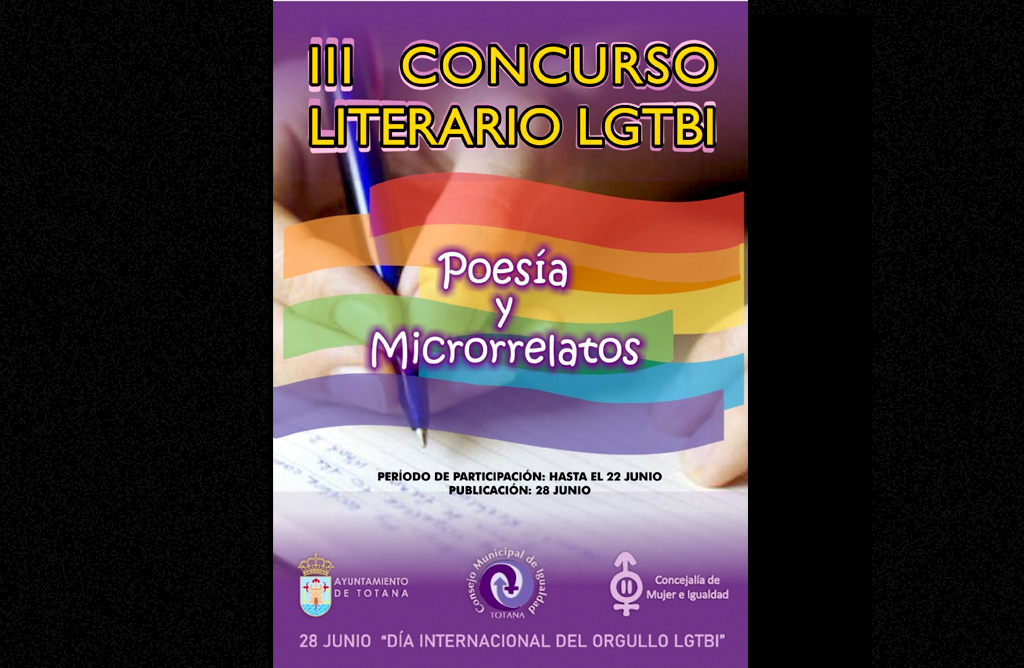 Se abre el plazo para presentar las obras al III Concurso Literario LGTBI
